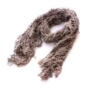 ストール マフラー ウール ベージュ