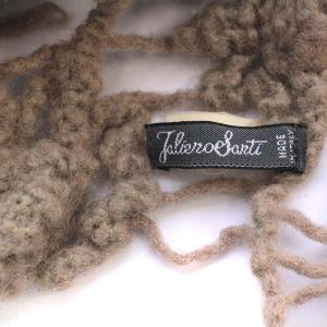 Faliero Sarti ストール マフラー ウール ベージュ