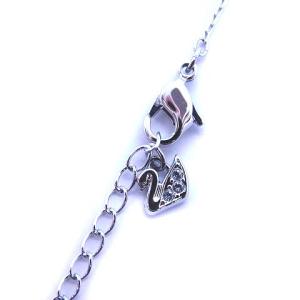 SWAROVSKI ネックレス ペンダント パヴェストーン シルバー色