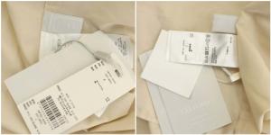 CELFORD 21AW バックリボンチュニック ブラウス 七分袖 フレア F ベージュ