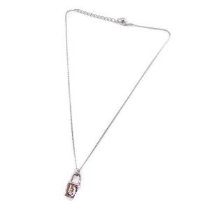 Christian Dior カデナモチーフ ネックレス シルバー色