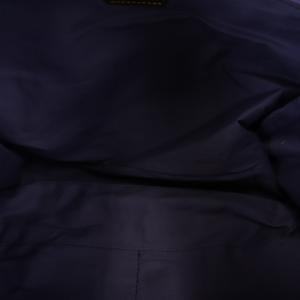 russet ワンショルダーバッグ トートバッグ ハンドバッグ ナイロン×レザー モノグラム 黒 ブラック 紫 パープル