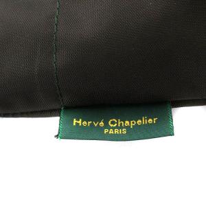 Hervé Chapelier トートバッグ ナイロン 茶 ブラウン 緑 グリーン