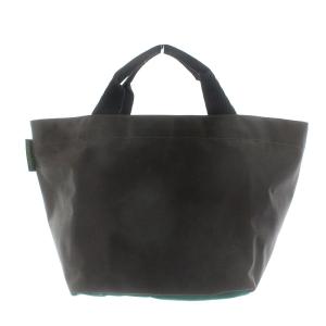 Hervé Chapelier トートバッグ  舟型 M ナイロン 茶 ブラウン 緑 グリーン 1027N