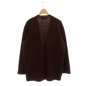 Salvatore Ferragamo ガンチーニカーディガン ニット 長袖 Vネック XS 茶色 ブラウン