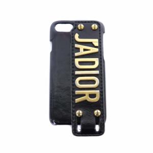 ジャディオール J’ADIOR スマホケース iPhone SE レザー 黒 ブラック 金 ゴールド