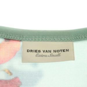 DRIES VAN NOTEN 花柄Tシャツ XS ミント