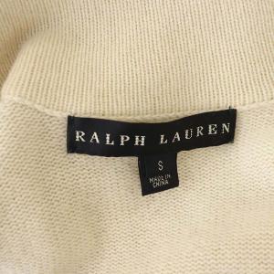 RALPH LAUREN ニットワンピース 長袖 ひざ丈 ウール S ベージュ