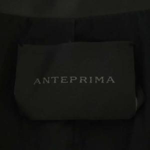 ANTEPRIMA 羊革 ロング レザーコート スプリングコート ベルト付き 40 黒 ブラック