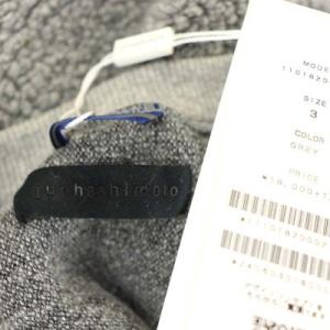 junhashimoto CREW NECK KNIT スウェット ニット カットソー プルオーバー 長袖 3 グレー