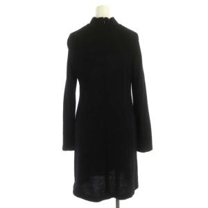 SYBILLA ワンピース  ハイネック 長袖 ひざ丈 ウール 40 黒 ブラック