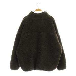 Deuxieme Classe ボアブルゾン ジャケット ジップアップ ダークブラウン 黒 ブラック