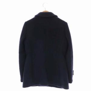 Brooks Brothers ウールコート チェスターコート ショート丈 アウター シングル 0 紺 ネイビー