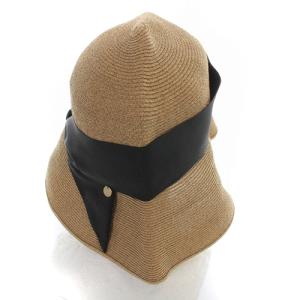 Athena New York ユナイテッドアローズ取り扱い RISAKO ハット 帽子 黒 ブラック べージュ