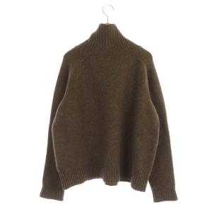 MADISONBLUE MELANGE TURTLE NECK PO タートルネックニット セーター プルオーバー 長袖 1 茶 ブラウン