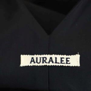 AURALEE 22AW HARD TWIST WOOL DOBBY DRESS ロング タイト ノースリーブ