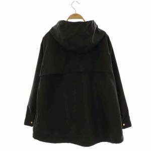 IENA 21AW Pタフタフーデットブルゾン ジャケット ジップアップ 36 黒 ブラック