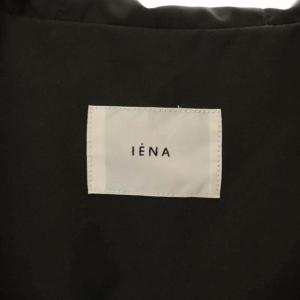 IENA 21AW Pタフタフーデットブルゾン ジャケット ジップアップ 36 黒 ブラック