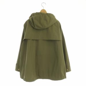 IENA 21SS P/Cタフタフーデットブルゾン ジャケット ジップアップ 36 カーキ