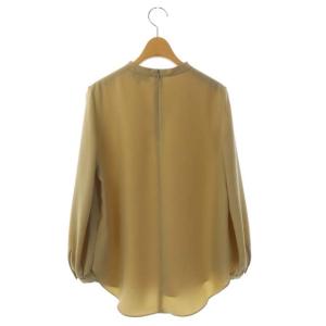 Theory ブラウス スタンドカラー 長袖 プルオーバー S ベージュ