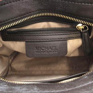 MICHAEL KORS ショルダーバッグ ハラコ レザー カモフラ 茶 ブラウン