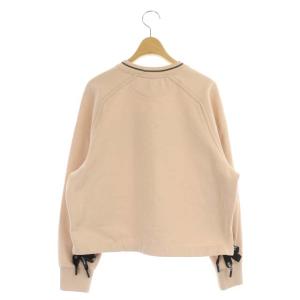 FENDI FS7102 AC6A サイドリボンロゴスウェット S スモーキーピンク