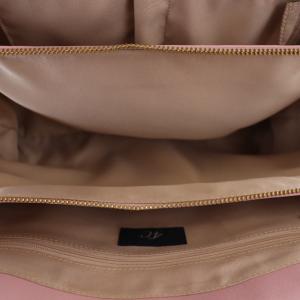 4℃ ハンドバッグ レザー 白 ホワイト 桃 ピンク 薄紫 パープル