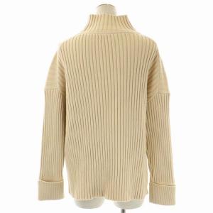 Ron Herman Air Cotton Rib Turtle Pullover ニット セーター 長袖 ハイネック リブ ロールアップ XS