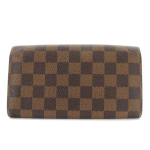 LOUIS VUITTON ダミエ ポルトフォイユサラ 旧型 長財布 茶色 ブラウン N61734