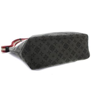 russet モノグラム刺繍 トートバッグ ショルダーバッグ 2way グレー