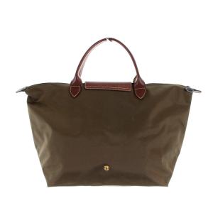 Longchamp ルプリアージュ トートバッグ ナイロン カーキ