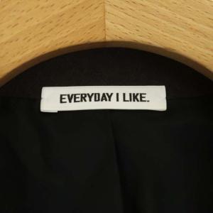 EVERYDAY I LIKE ダブルジャケット テーラード 総裏地 胸ポケット ウール混 38 茶 ブラウン