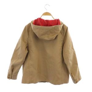 franche lippée パンダ刺繍 ライナー付き マウンテンパーカー ジャケット ジップアップ M ライトブラウン