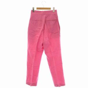 Shinzone THE SHINZONE テーパードパンツ リネン混 ノータック 34 ピンク
