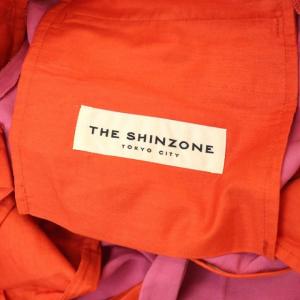 Shinzone THE SHINZONE テーパードパンツ リネン混 ノータック 34 ピンク