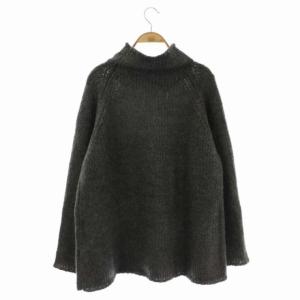 Shinzone THE SHINZONE HIGH NECK MOHAIR PULLOVER ニット セーター 長袖 ハイネック モヘヤ混