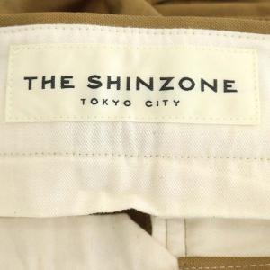 Shinzone ザシンゾーン 21SS タックパンツ テーパードパンツ 32 キャメル