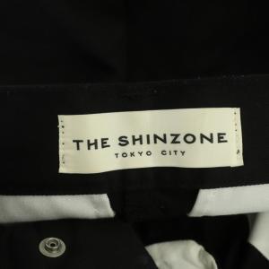 Shinzone SKATER SHORTS ショートパンツ ハーフ ジッパーフライ 32 黒 ブラック