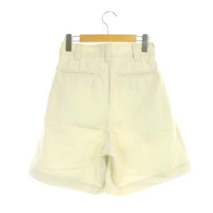 Shinzone TOMBOY SHORTS ショートパンツ タック ハーフ 32 オフホワイト
