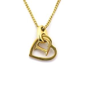 ネックレス ハート ゴールド色
