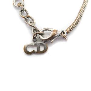 Christian Dior ブレスレット ロゴシルバー色