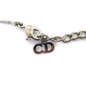Christian Dior ネックレス ペンダント トロッター シルバー色