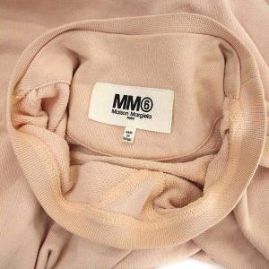Martin Margiela 6 MM6 アシンメトリー スウェット トレーナー 長袖 裏パイル S スモーキーピンク