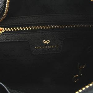 ANYA HINDMARCH CARKER small ショルダーバッグ ハンドバッグ 2way レザー ブラック