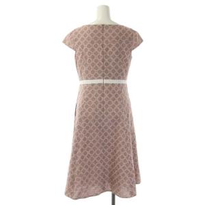 TOCCA 21AW LACE CLOVER レース クローバー ワンピース ドレス 刺繍 フレア ミモレ丈 ロング フレンチスリーブ