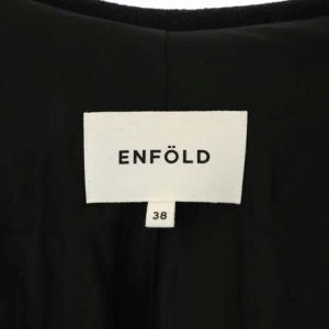 ENFOLD 21AW ライトビーバーギャザーブルゾン 38 黒