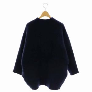 ELENDEEK 22AW RACOON MIX WCD カーディガン スナップボタン F ネイビー