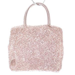 ANTEPRIMA ワイヤーバッグ スクエア ハンドバッグ ピンク