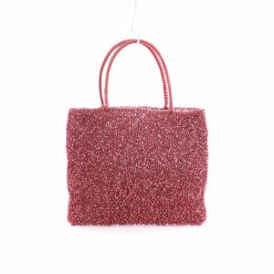 ANTEPRIMA ワイヤースクエアバッグ ハンドバッグ 赤 レッド
