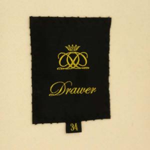 Drawer 21AW ウールビーバーケヌキスリットノーカラーコート カラーレス 34 ライトベージュ